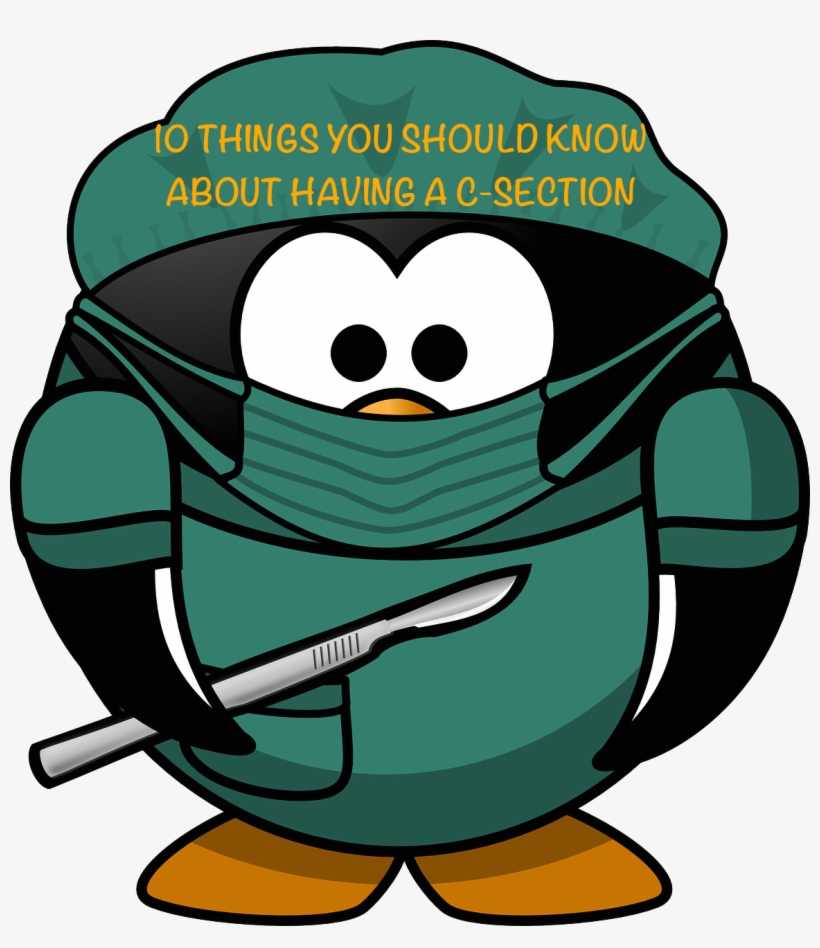 10 Things About Csection - Surgeon Clipart, transparent png