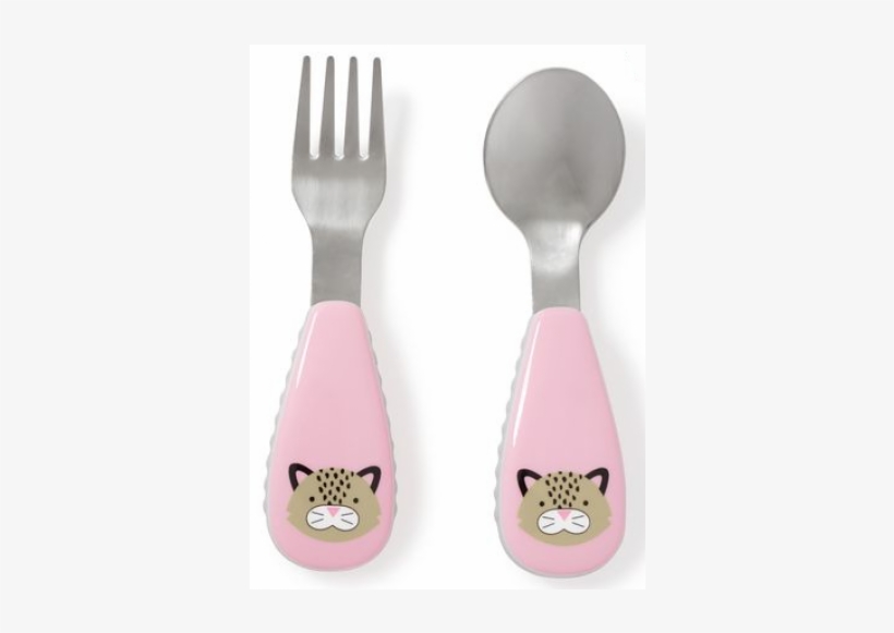 Sale Skip Hop Zootensils Fork And Spoon Leopard - Skip Hop - Leopard Zootensils Fork And Spoon Set, transparent png