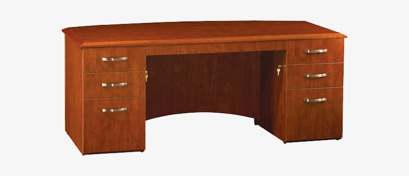 Desk Clipart Brown Desk - Desk Png, transparent png
