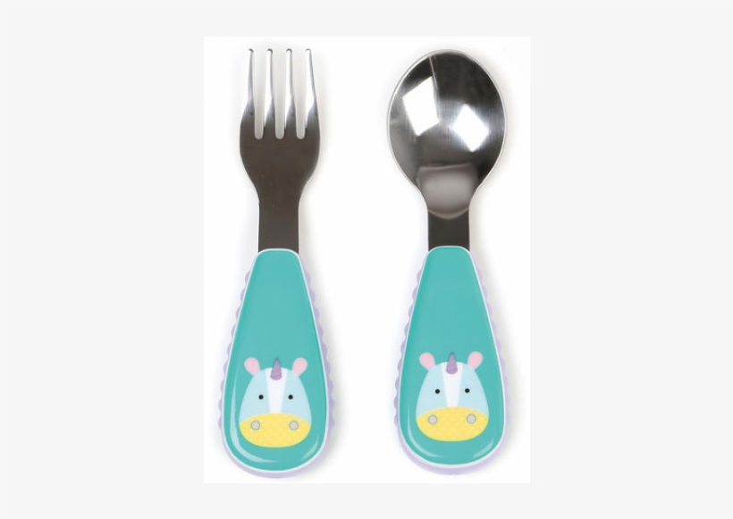 Sale Skip Hop Zootensils Fork And Spoon Unicorn - Skip Hop Zoo Fork & Spoon Utensil Set - Unicorn, transparent png