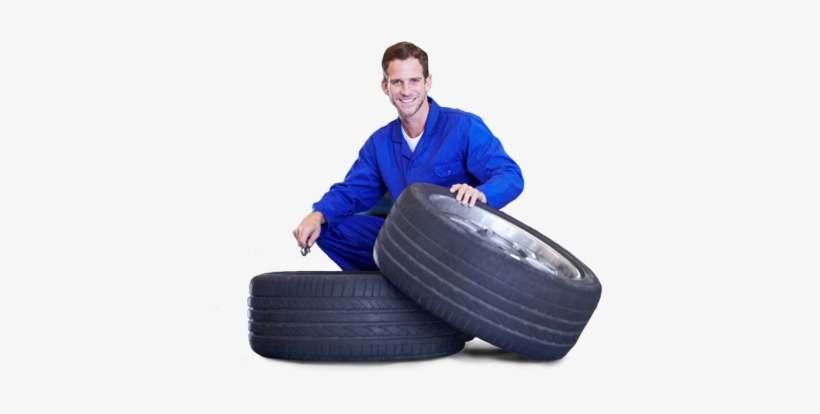 Tire Services Tires Done Right - Mechanic With Tyre, transparent png