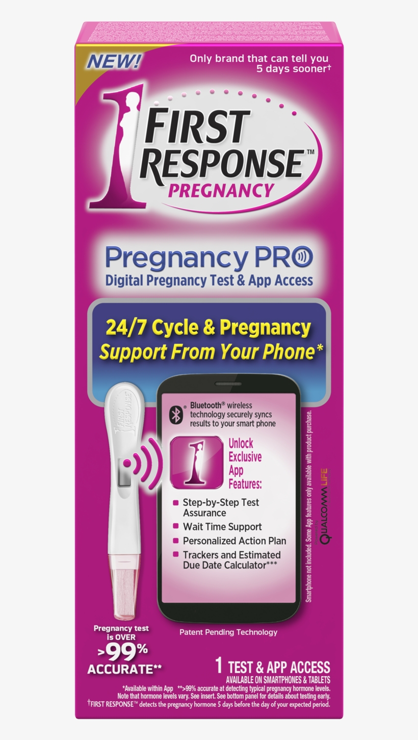 First Response Pregnancy Pro Test - First Response Pro Digital Pregnancy Test Kit, transparent png