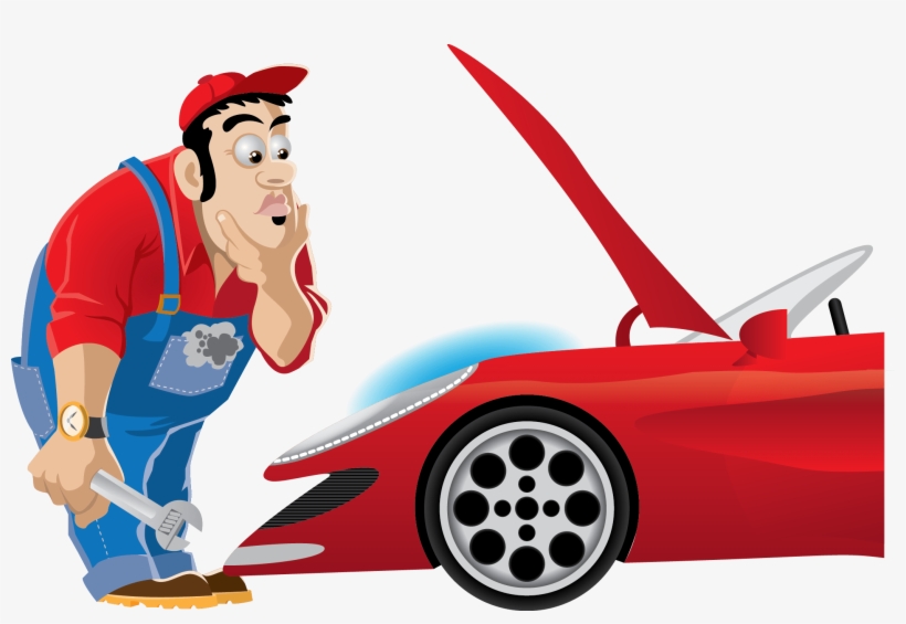 Free Clipart Mechanic Cute - Clip Art Auto Mechanic, transparent png