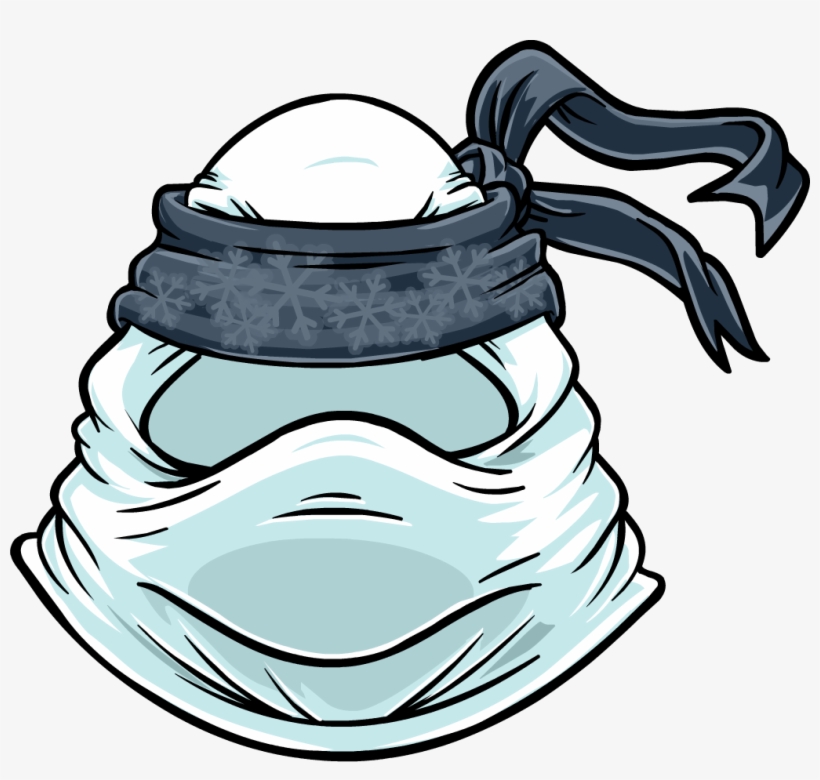 Icy Mask Icon - Club Penguin Card Jitsu Nieve, transparent png