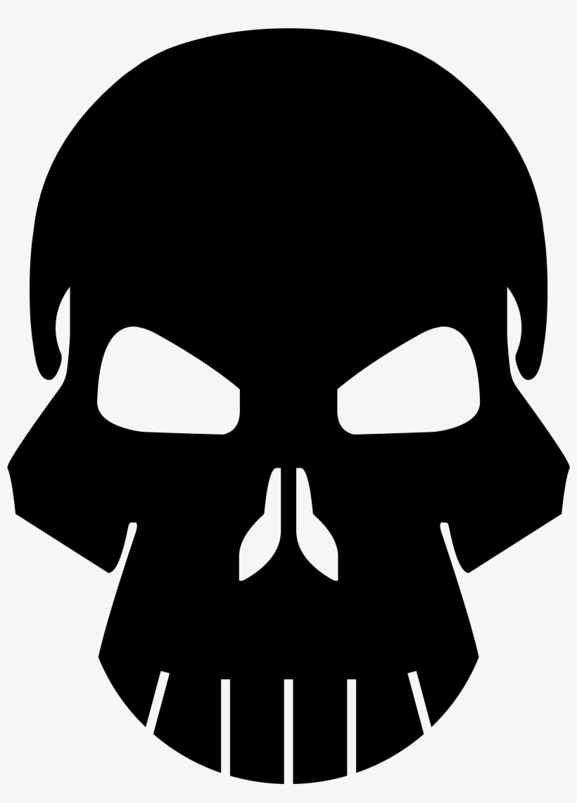 Punisher Human Skull Symbolism Logo Bone - Skull Logo Transparent, transparent png