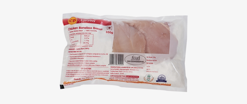 Chicken Breast Boneless - Cp Frozen Chicken Breast, transparent png