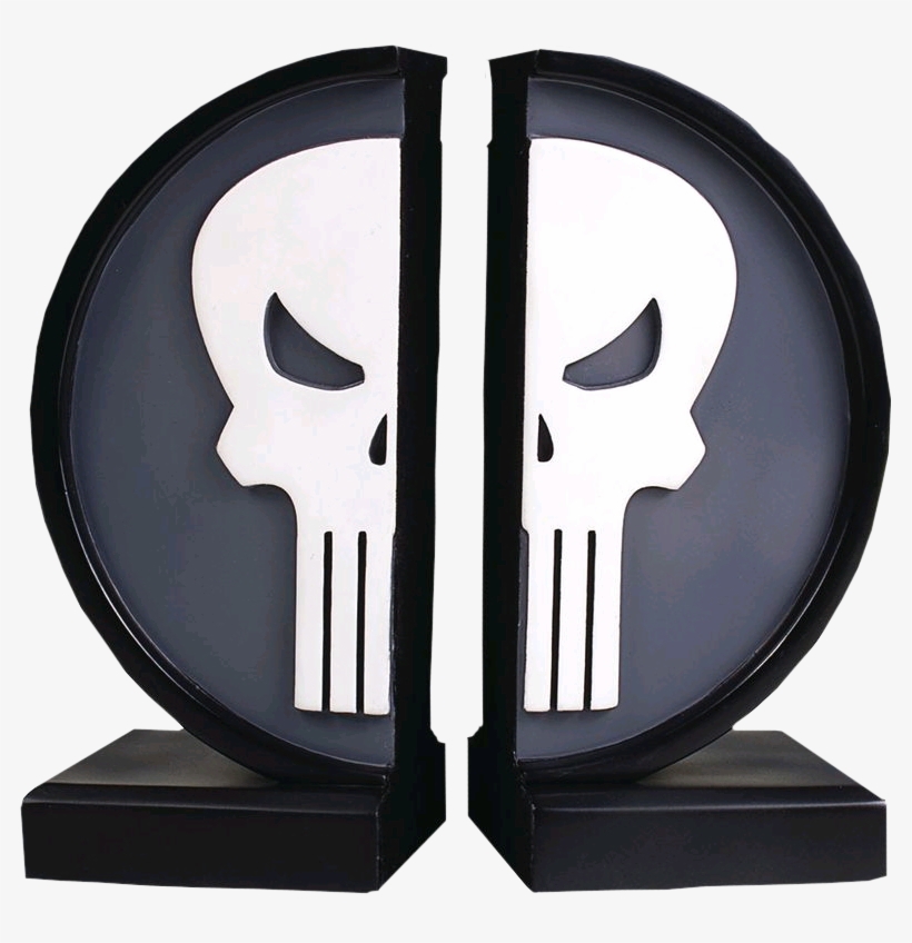 Punisher Logo Bookends - Punisher Logo, transparent png