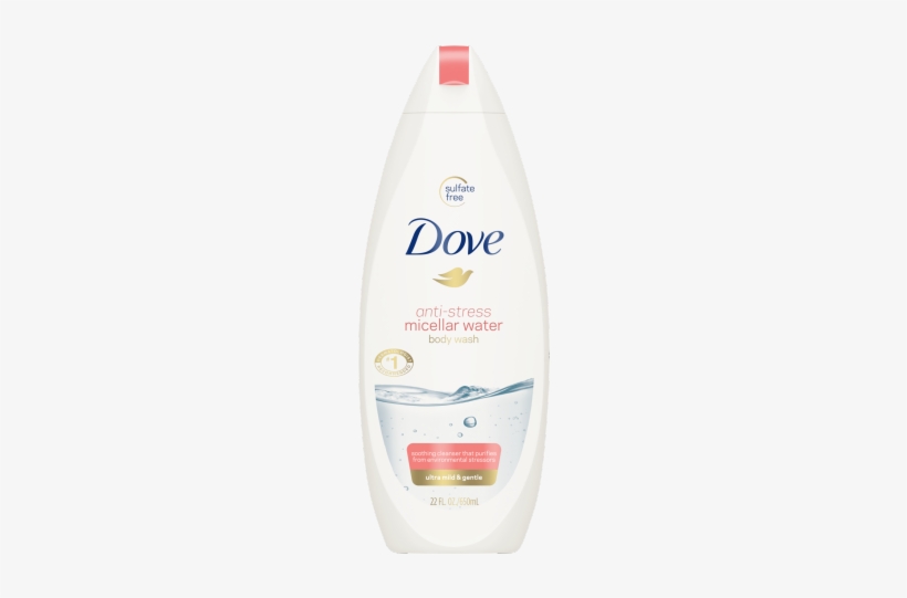 Anti-stress Micellar Body Wash - Dove, transparent png