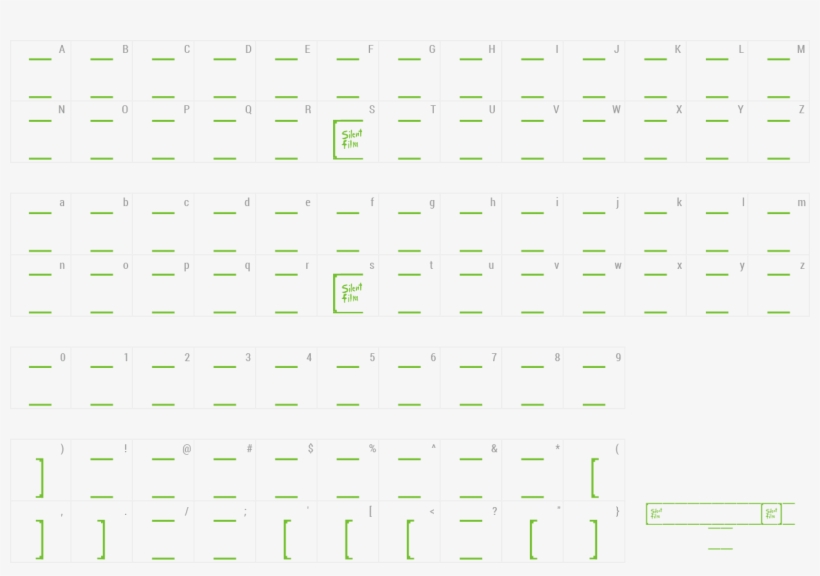 Font Silent Film Frame) Preview - Symmetry, transparent png