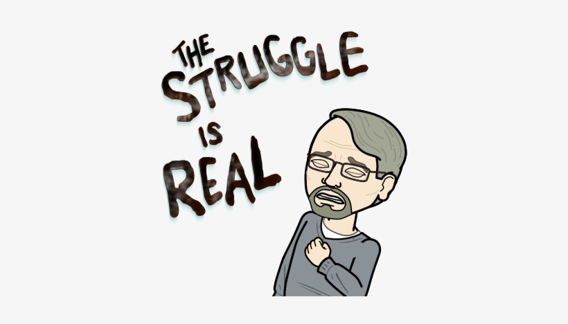 Struggle Is Real Emoji, transparent png