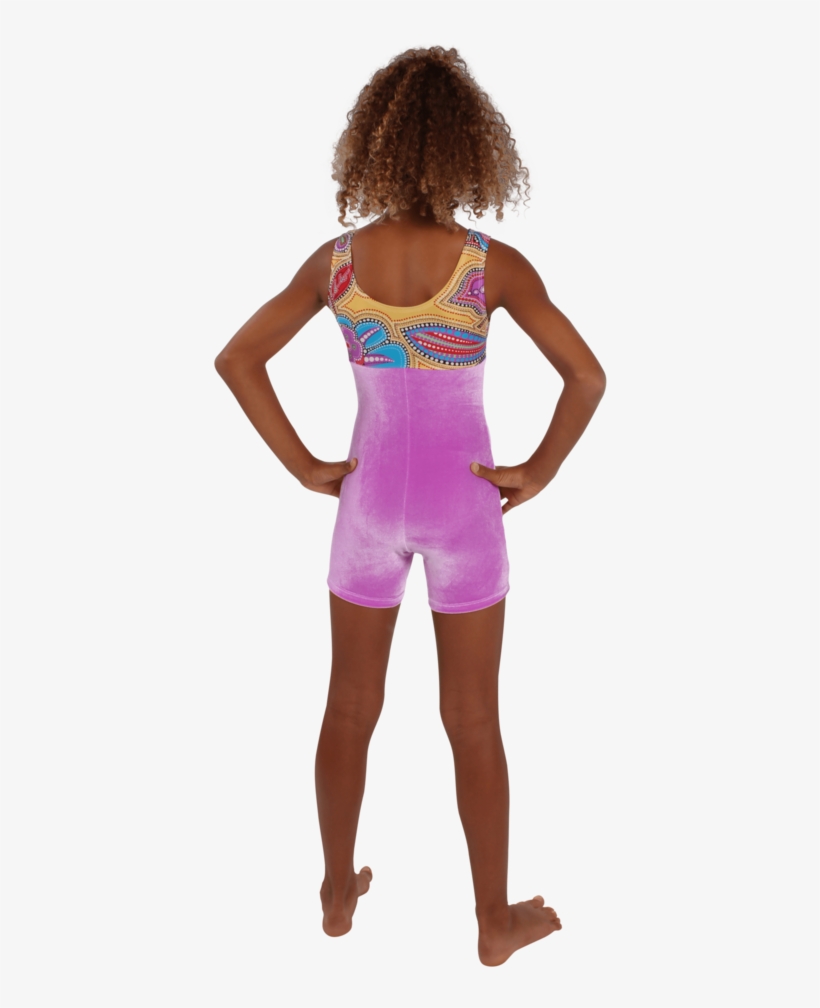 Fiesta Floral Tank Unitard - Girl, transparent png
