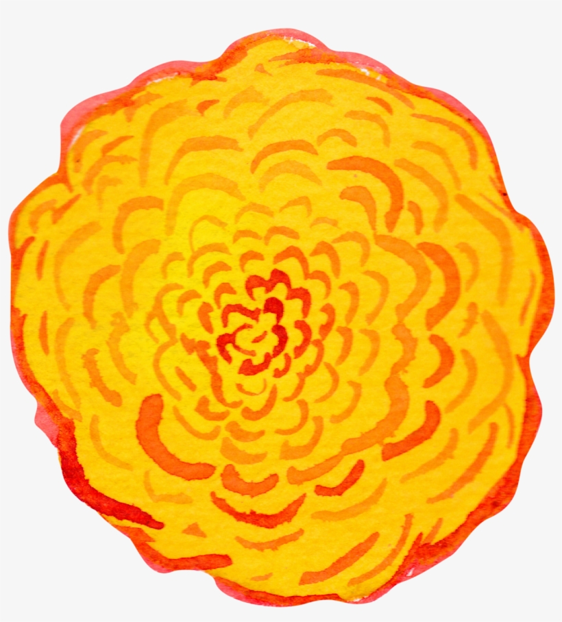 Fiesta Flores - Watercolor Painting, transparent png