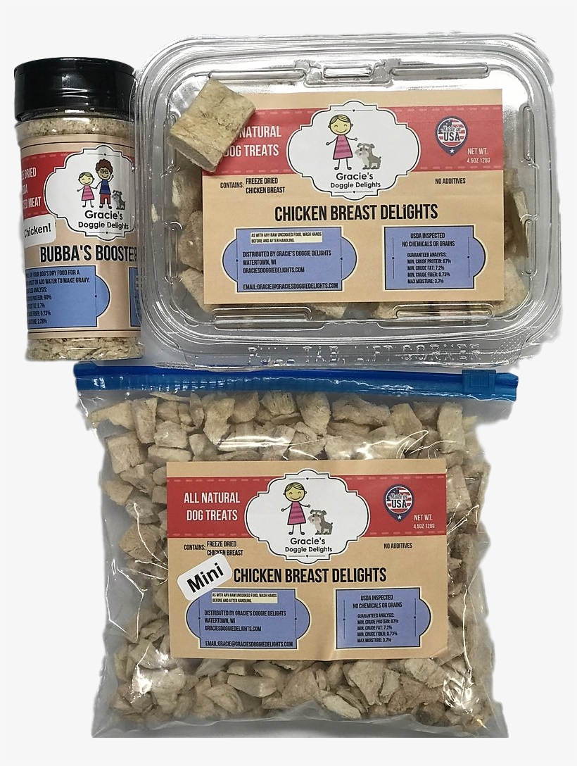 Gracie's Chicken Breast Delights Freeze Dried Dog Treats - Dog Treats, transparent png