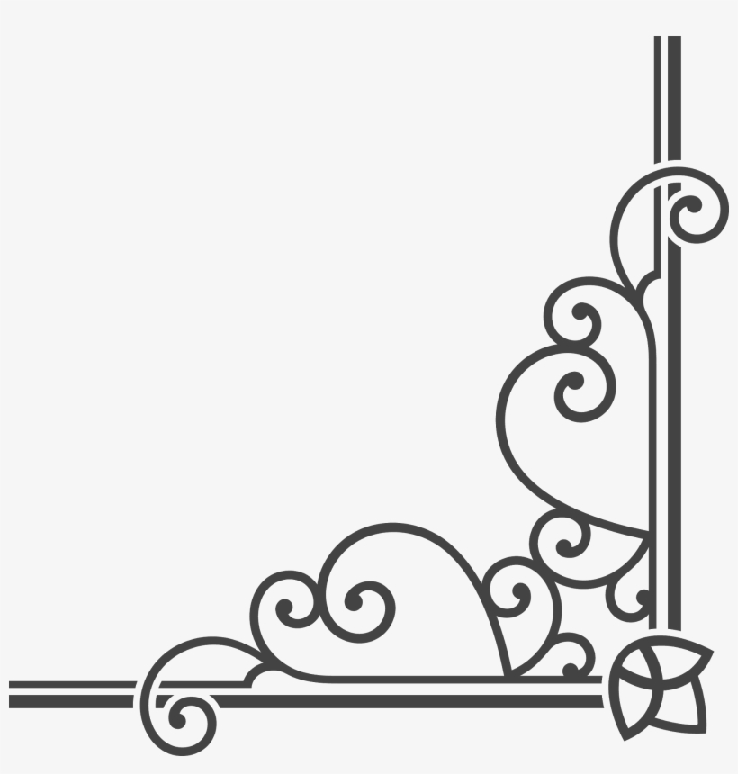 Resolução 300 Dpi Perfeitos Para A Impressão - Ornamento De Canto Png, transparent png