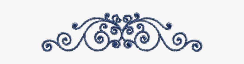 Ornamento Curvas Delicado - Embroidery, transparent png
