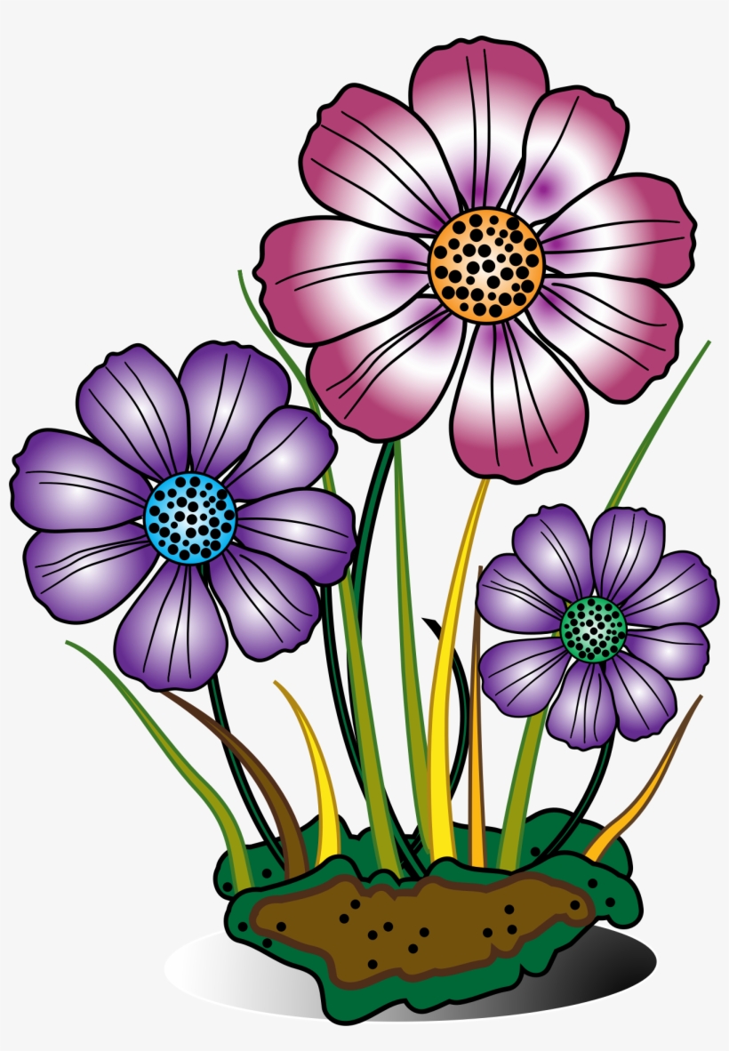 Clipart - Clip Art Flowers Bloom, transparent png
