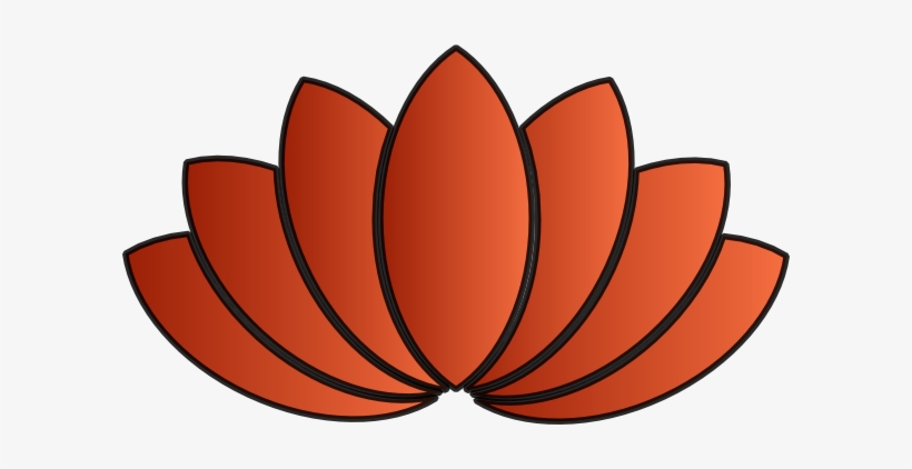 Lotus Clipart Orange, transparent png