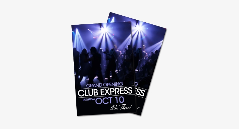 Nightclub Flyer - Nightclub Flyers Printing Png, transparent png