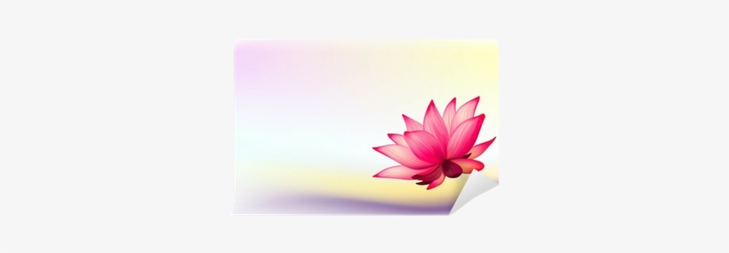 Vector Photo-realistic Lotus Flower On Abstract Background - Sacred Lotus, transparent png