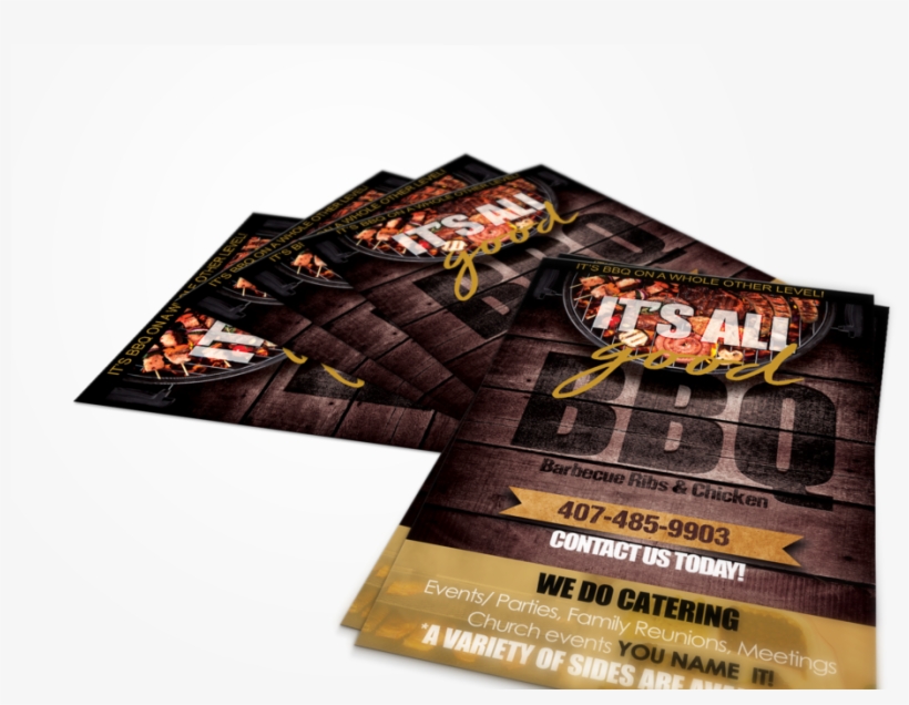 Bbq Flyer - Barbecue Grill, transparent png