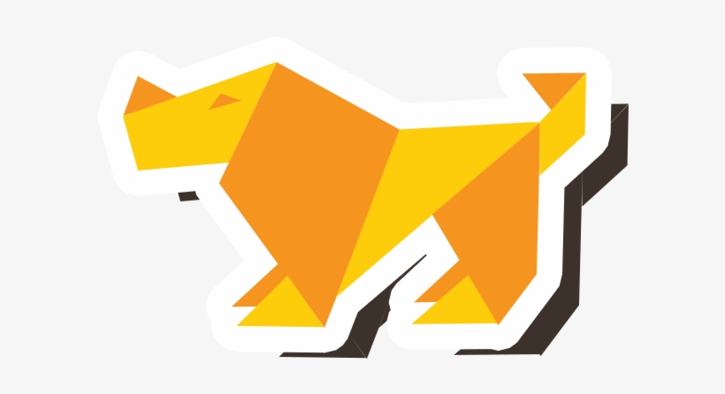 Origami Dog, transparent png