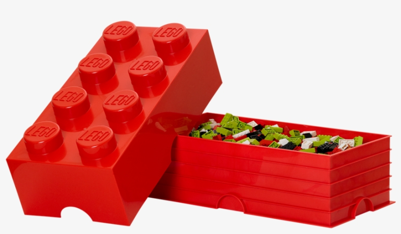 Lego Storage Brick 8, transparent png