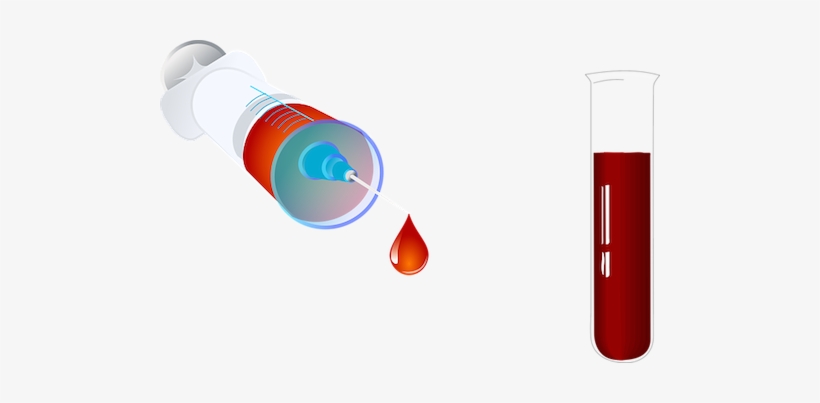 ¿qué Examina Un Examen De Sangre - Blood Test Tube Png, transparent png