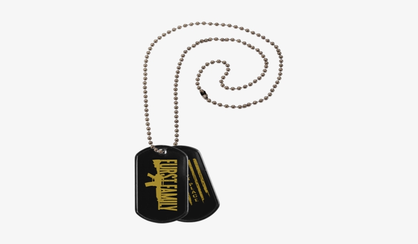 Dog Tags With Silencer And Chain - Rosario Png, transparent png