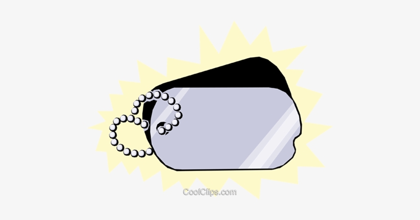 Dog Tags Royalty Free Vector Clip Art Illustration - Dog Tags Clip Art, transparent png