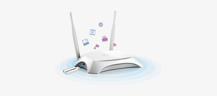 Enjoy 3g/4g Wireless Sharing - Tp-link Tl-mr3420 3g/4g Wireless N Router, transparent png