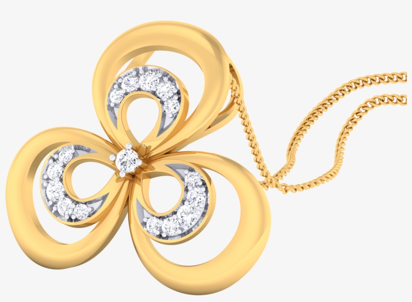 Luna Diamond Pendant - 0.75 Carats Round Natural Diamond Pear Shape Ruby Pendant, transparent png