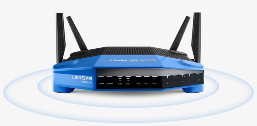 Top Ten Router - Linksys Wrt Ac1900 Dual-band+ Wi-fi Wireless Router, transparent png