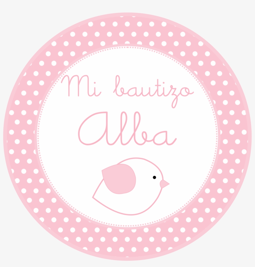 Lo Encontré Buscando Imágines En Internet Y Le Di Color - Etiquetas De Bautizo De Niña, transparent png