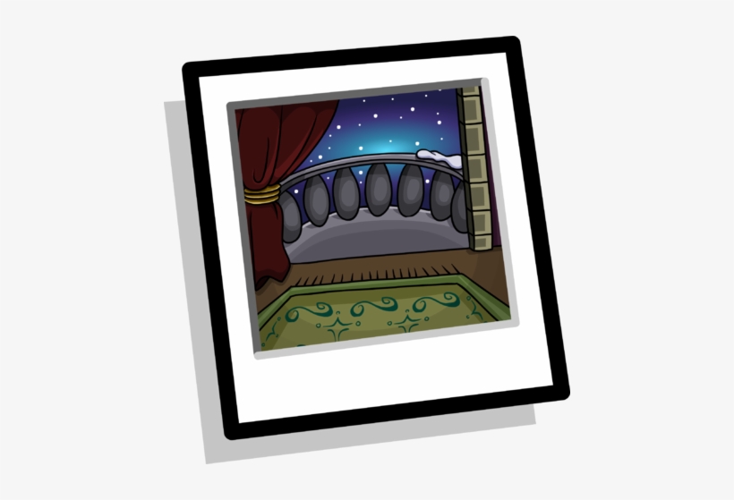 Balcony Background Icon - Club Penguin Purple Background, transparent png