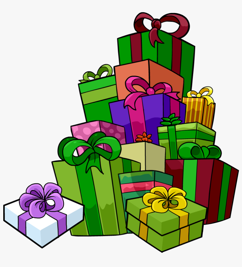 Presents - Monton De Regalos Png, transparent png