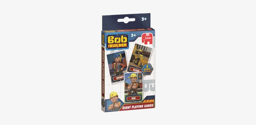 Bob The Builder Giant Playing Cards - Bob The Builder - 4 In 1 Shaped Puzzles Jigsaw Puzzle, transparent png
