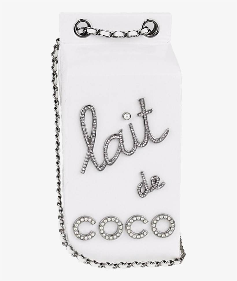 Chanel Evening Bag Lait De Coco White, transparent png