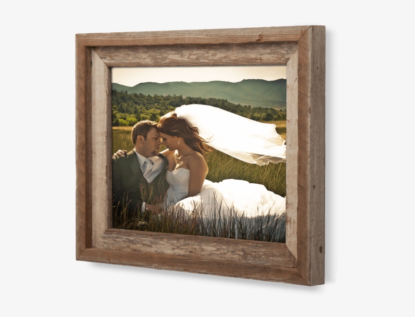Handcrafted Wood Barn Frame - Bay Photo Barnwood Frame, transparent png