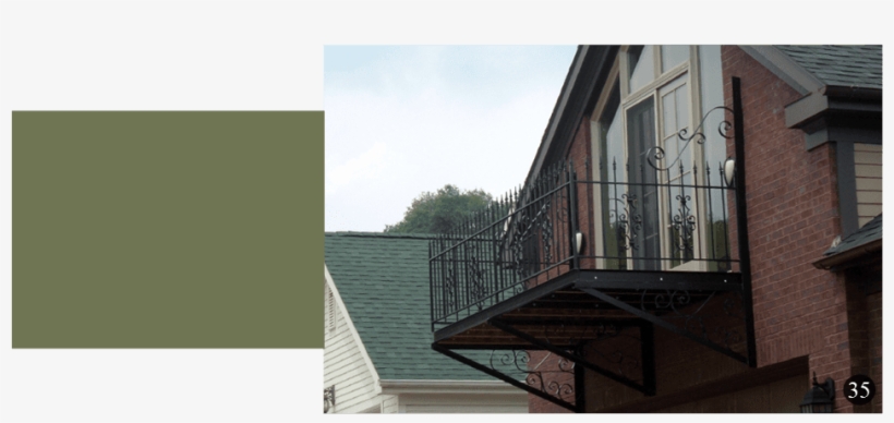 Add Elegance To Your Home With An Iron Balcony - Lux Ornamental Iron Works Inc, transparent png