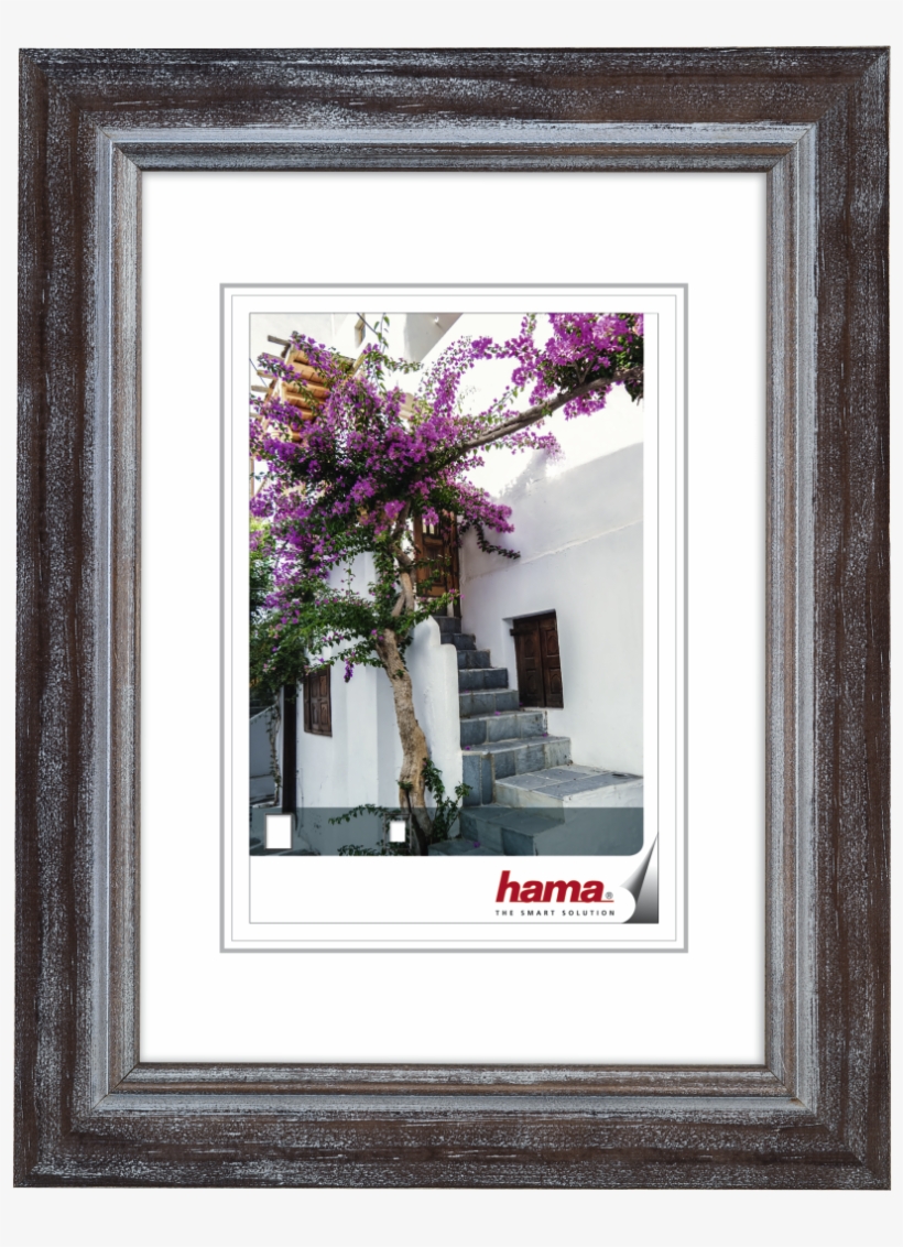 "rhodes" Wooden Frame, Brown, 15 X 20 Cm - Hama Holzrahmen Rhodos, Braun, 40 X 50 Cm, transparent png