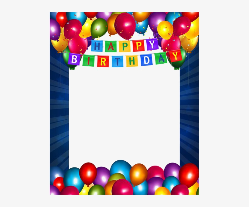 Birthday Collage Frame Png Clipart - Happy Birthday Frame Png, transparent png