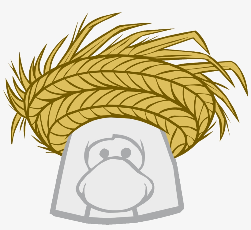 Straw Sun Hat Icon - Club Penguin The Right, transparent png