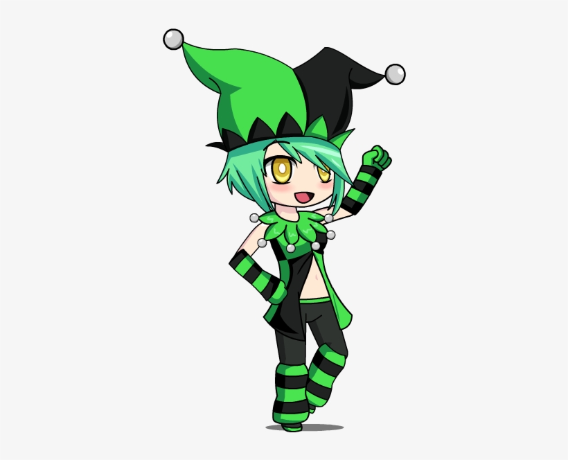 Green Jester - Gacha World Green Jester, transparent png