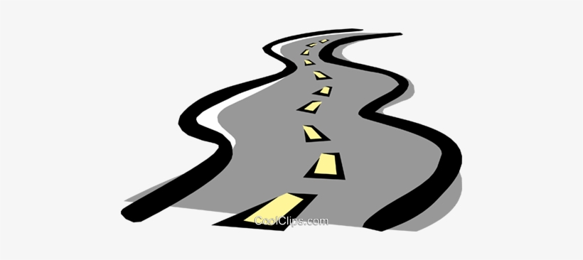 Highway Royalty Free Vector Clip Art Illustration - Road Jpg, transparent png