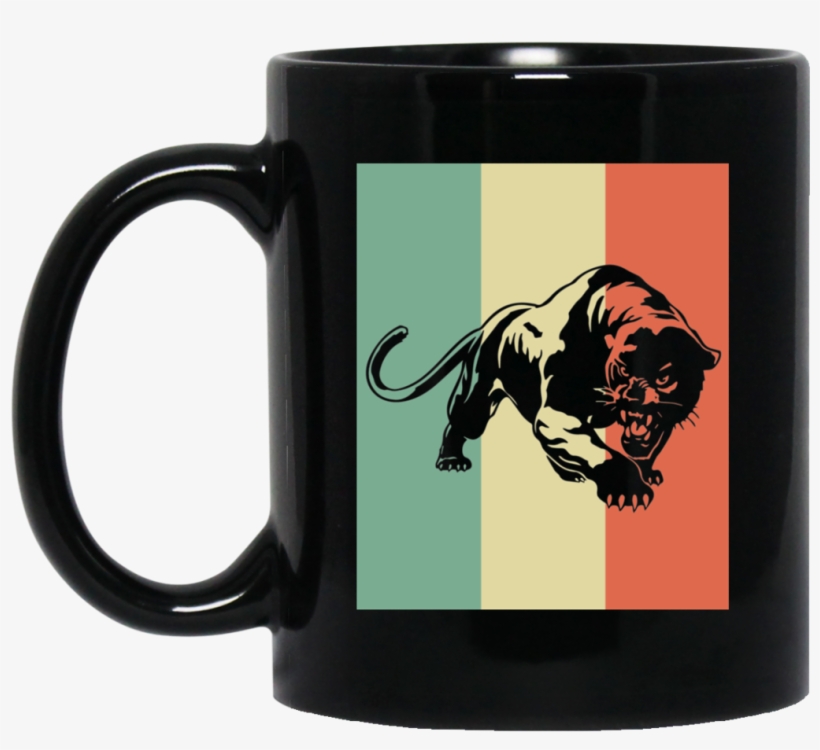Panther Animal Vinyl Wall Art (black), transparent png