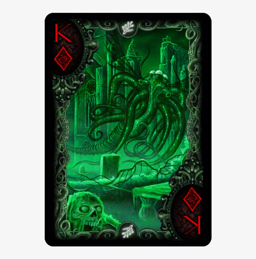 Back To New Cthulhu Bicycle Decks By Dann Kriss Games - Cthulhu Deck Of Cards, transparent png