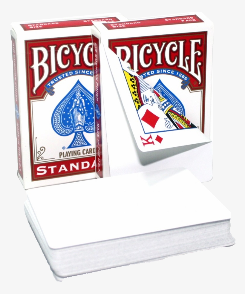 Playing Cards Bicycle Blank Back - Bicycle Playing Cards, transparent png