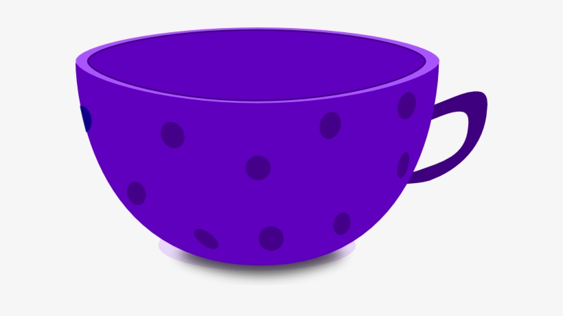 Coffee Mug Silhouette - Huge Purple Tea Cup, transparent png