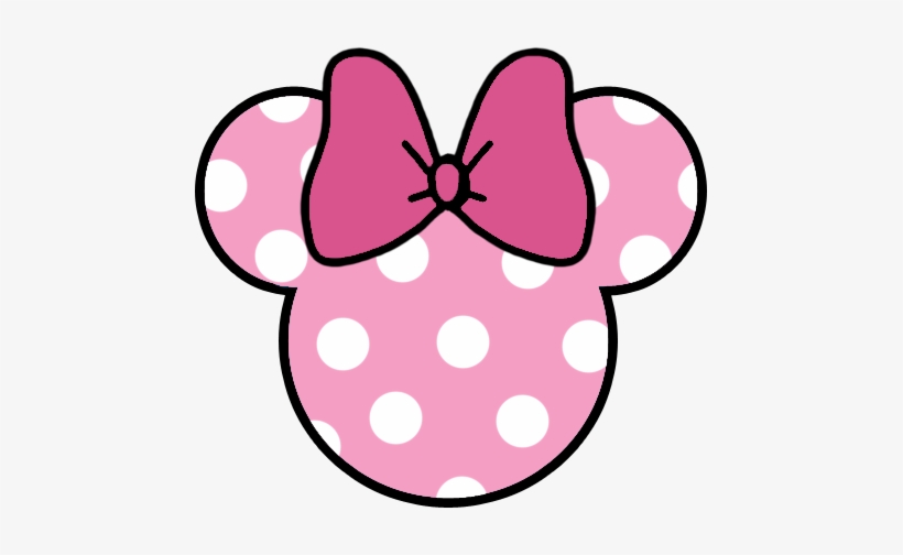 Minnie Pink Polka Dots, transparent png