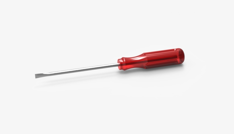 Flat Head Screwdriver Png - Screw Driver Png, transparent png